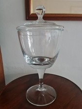 Large Vintage Clear Glass