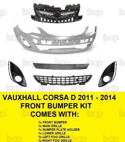 Vauxhall corsa front bumper - d,