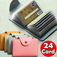 24 Card PU Leather Credit ID