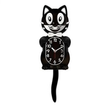 Vintage Cat Clock Cute Non