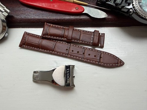 19mm tudor strap - strap, leather