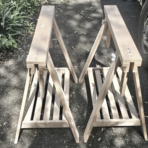 Birch table trestle - birch, (pair