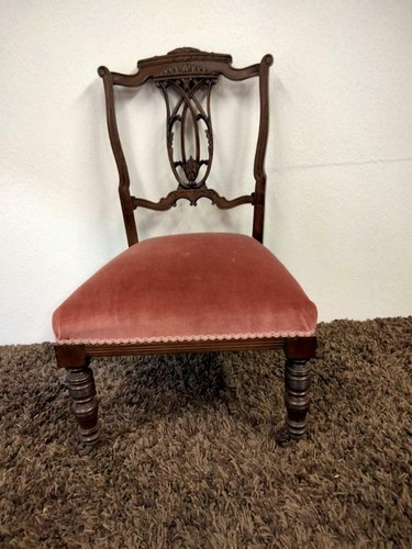 Victorian low nursing - victorian, chair