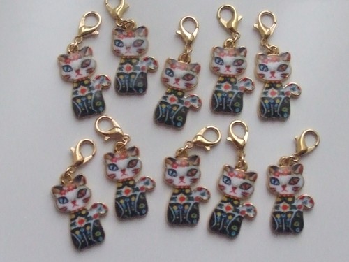Stitch markers cats enamel - 10,