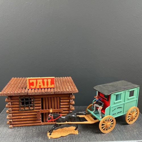 Vintage timpo toys jail wagon - timpo,