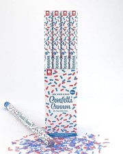 Red, White & Blue 80cm Confetti Cannon x12