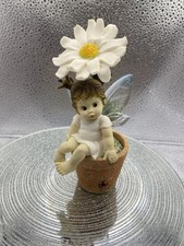 MY LITTLE KITCHEN FAIRIES OOPSEY DAISY FAIRY IN A PLANT POT 106962 COLLECTABLE