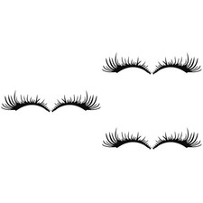  3 Pairs Car Eye Lashes for