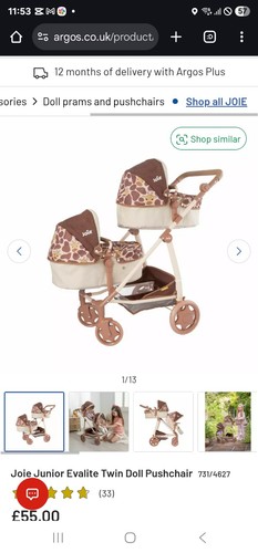 Joie junior evalite twin - evalite,
