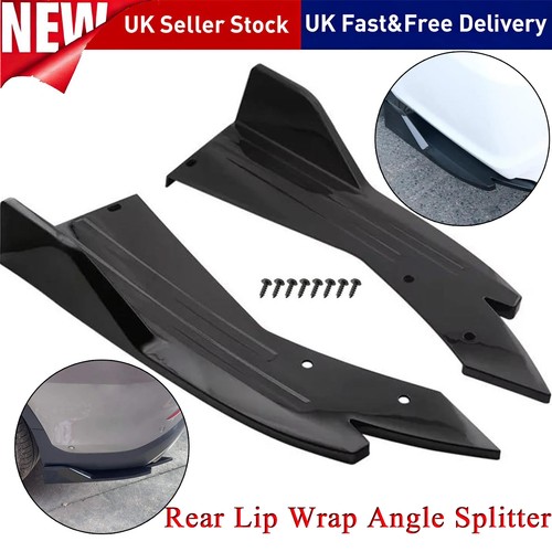Pair rear bumper lip diffuser - lip,