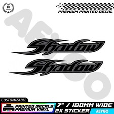 2x HONDA SHADOW Vinyl Decal Stickers Bike Motorbike Motorcycle Sticker Mod