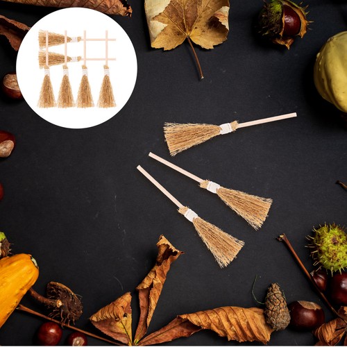 6pcs miniature house broom - house,