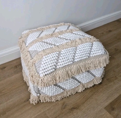 Large pouffe footstool 60cm - large,
