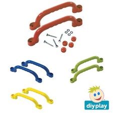 Set of 2 hand grips safety grab handles for climbing frames slides