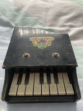 Vintage Wooden Baby Grand Piano Toy