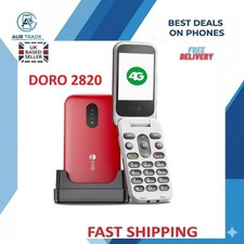 Doro 2820 4G/LTE RED Unlocked RED - NEW SEALED