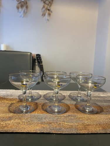 Babycham piece glass party - 6-piece,
