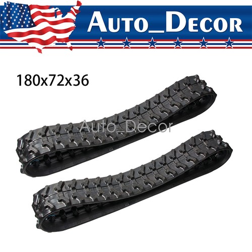 2pcs rubber track - 7", x