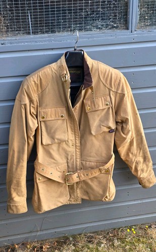 Mens wax cotton motorcycle - wax,