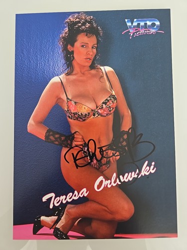Teresa orlowski autograph card - autograph,