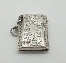 Sterling Silver Vesta Case
