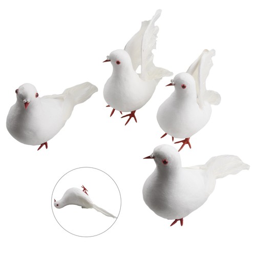 Artificial doves birds high - doves,
