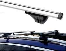 120cm Lockable Aluminium Car Roof Rack Rail Bars for Renault Megane Estate 02-16