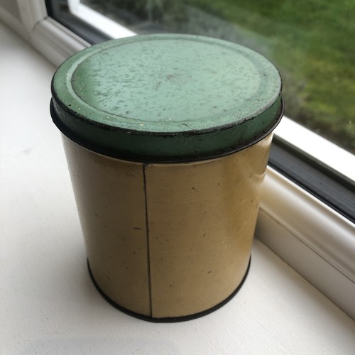 Vintage tin sugar - sugar, storage