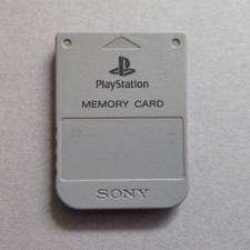 PS1 Memory Card Grey Official