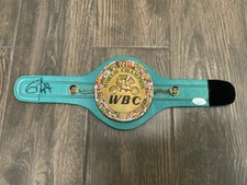 Roy Jones Junior Signed Mini Official Cleto WBC Belt Jsa Coa 16” X 5.5” 