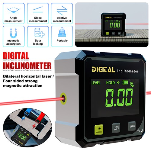 Side magnetic digital level - magnetic,