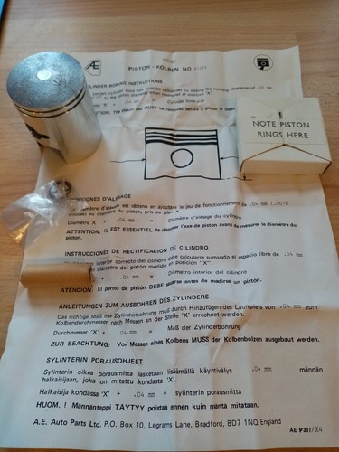 Suzuki gp100 piston kit 5mm - suzuki, .5mm