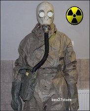  GAS MASK CHERNOBYL NBC HAZMAT SUIT RADIATION CHEMICAL NUCLEAR PROTECTION SET 