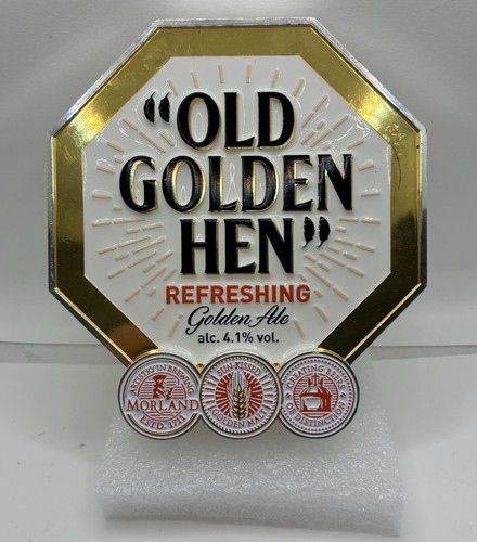 Old golden hen metal beer - metal,