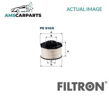 ENGINE FUEL FILTER PE 816/6