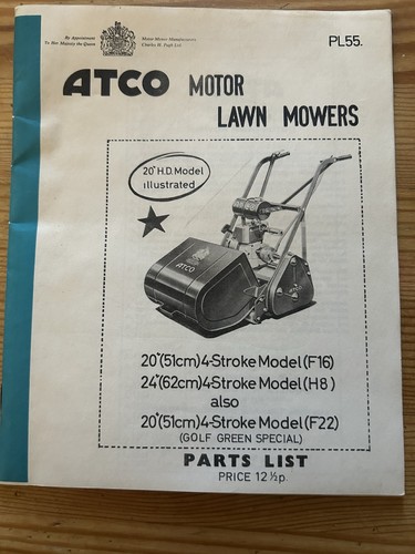Pl55 atco lawnmower parts - pl55.,