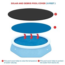 Solar Debris Pool Cover for