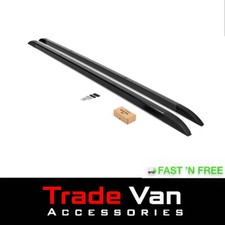 VW TRANSPORTER T5 & T6 LWB BLACK TOURER FLUSH ROOF RAILS ROOF RACK 2003 ONWARDS