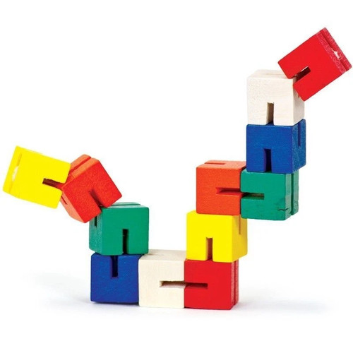 Kids wooden flexi figure toy - wooden,