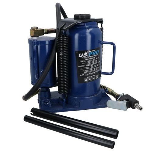 Air powered hydraulic - powered, bottle