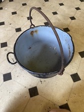 Vintage Retro old enamel cast