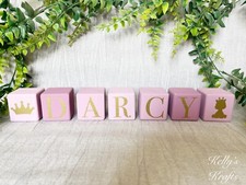 PERSONALISED WOODEN BABY NAME