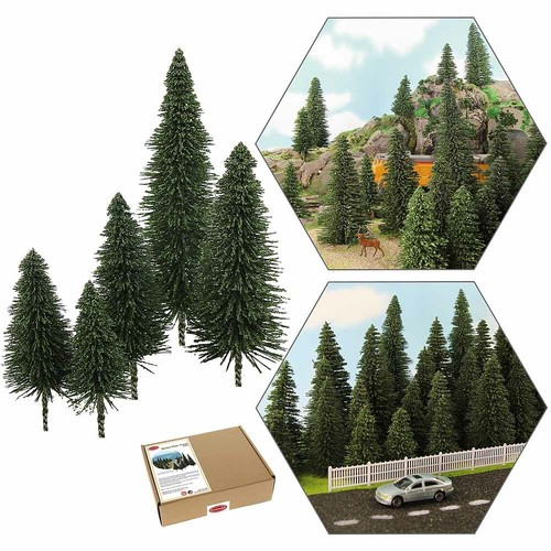 40pcs model pine trees - 40pcs,