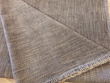ANDREW MARTIN SUMMIT  STORM HERRINGBONE UPHOLSTERY FABRIC 400cm X 140cm 