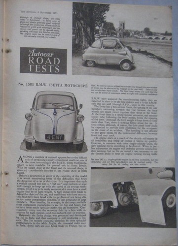 1955 bmw isetta motocoupe - bmw,