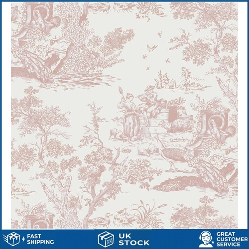 Charming vintage pink floral - pink,