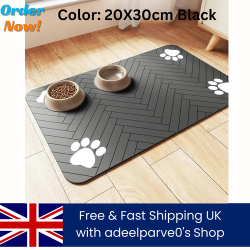 Pet feeding mat cat dog - cat,