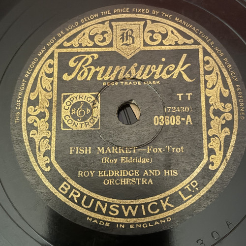 Roy eldridge his orch fish - roy,
