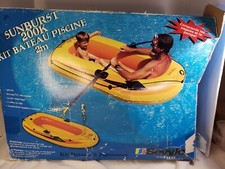 SEVYLOR Sunburst 200k SB200K 6'7" Inflatable 2-Person Pool Boat Kit New Open Box