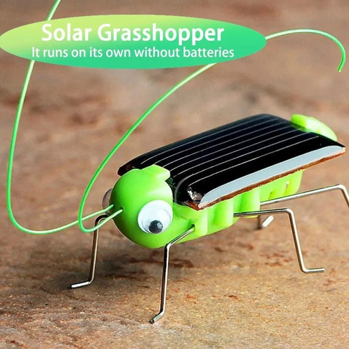 Solar grasshopper toy - grasshopper, –